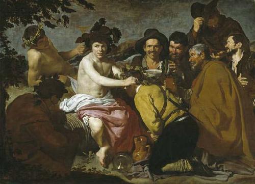 Diego Velazquez Los Borrachos oil painting image